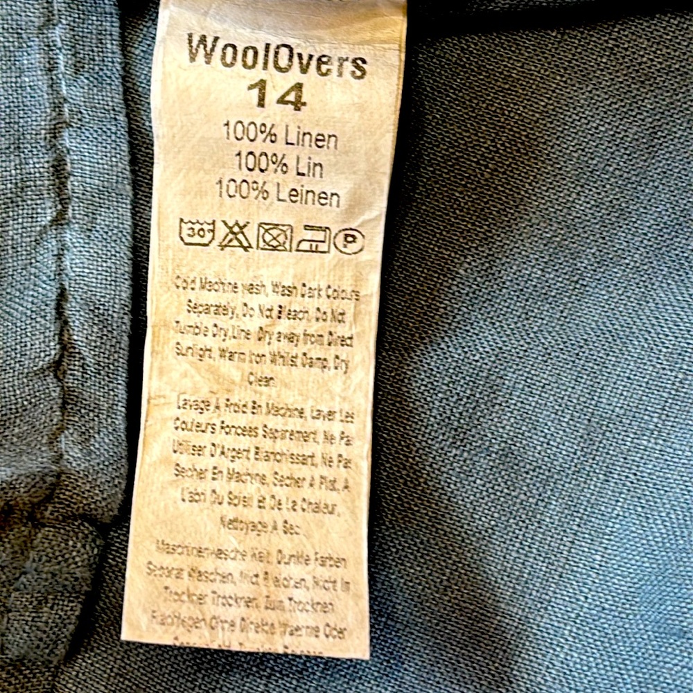 Relaxed Scoop Neck Midi Dress in Slate Blue - Picture 11 of 14